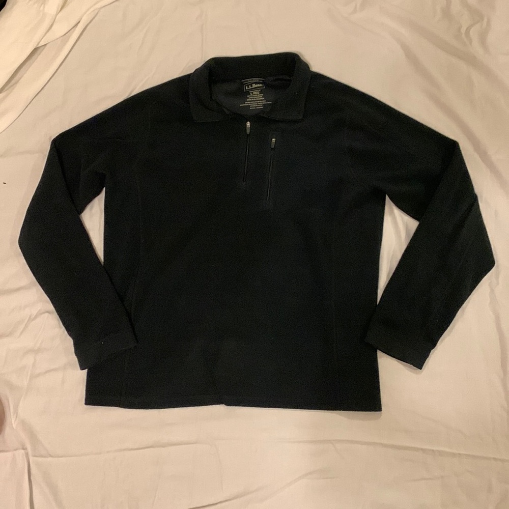 Black L.L. Bean fleece